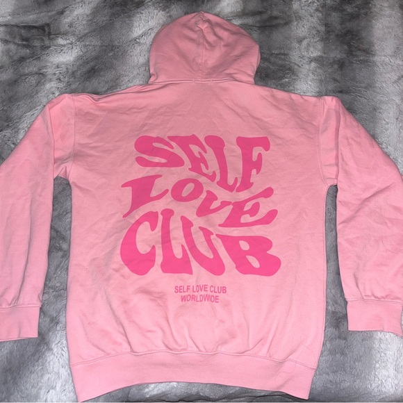 Boohoo Shirts Self Love Club Hoodie Poshmark